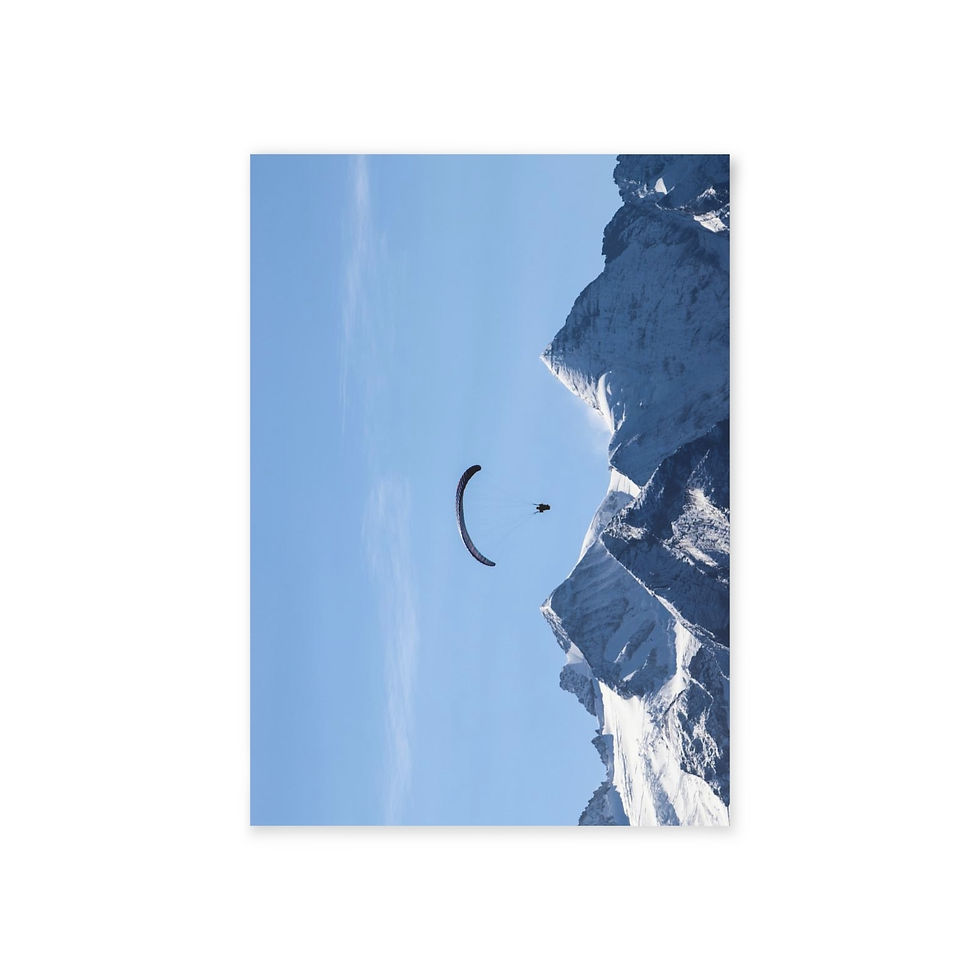 Thumbnail: Soaring over the Alps - Photo Card