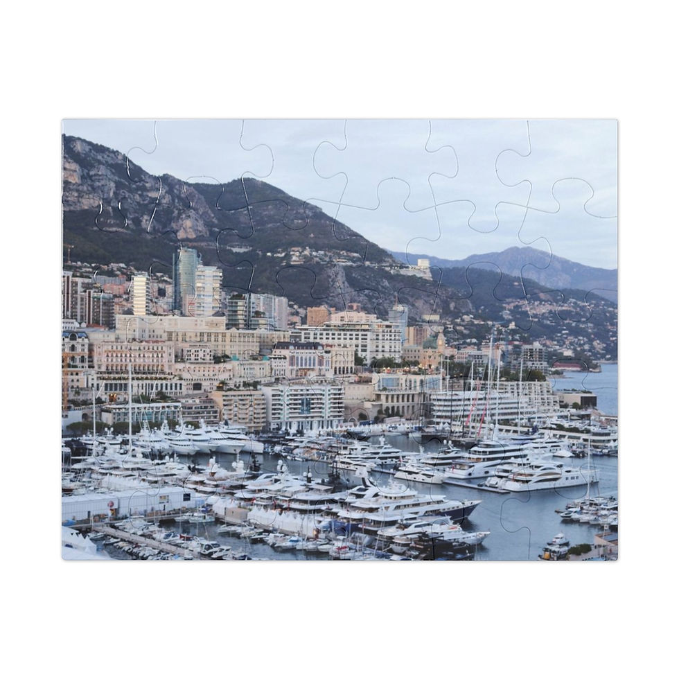 Thumbnail: Monaco Skyline Jigsaw Puzzle (30, 110, 252, 500-Piece)