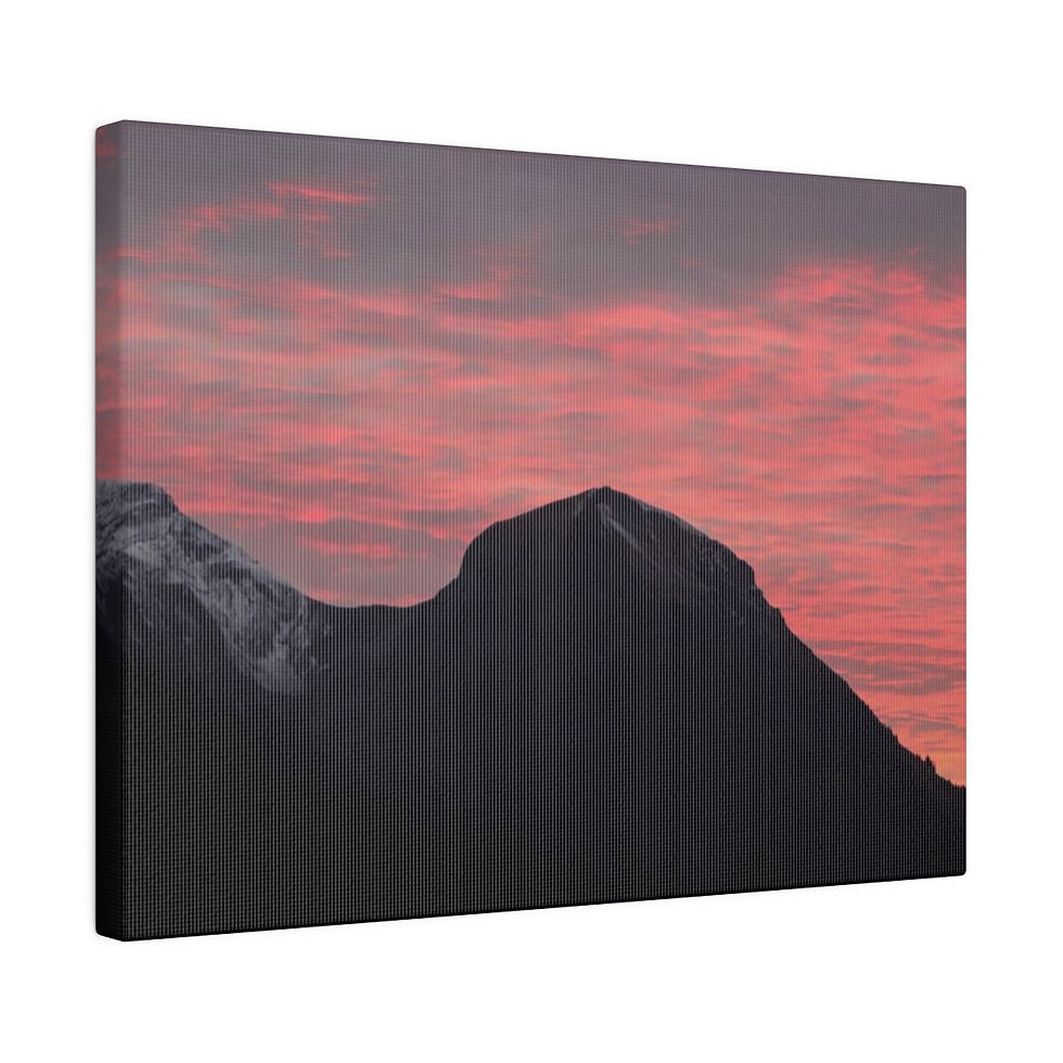 Thumbnail: Montagne on Matte Canvas, Stretched