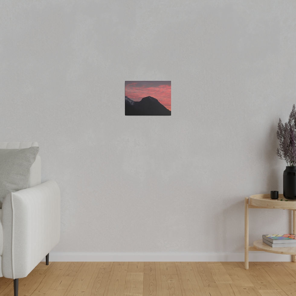 Thumbnail: Montagne on Matte Canvas, Stretched