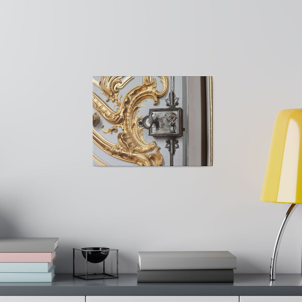Thumbnail: Golden Palace on Matte Canvas, Stretched