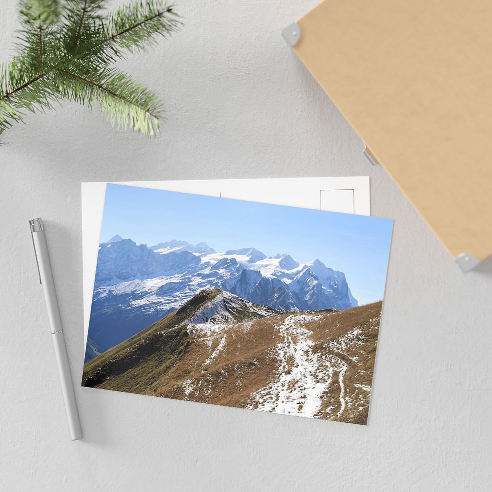 Thumbnail: Fine Art Postcard - Exploring the Alps