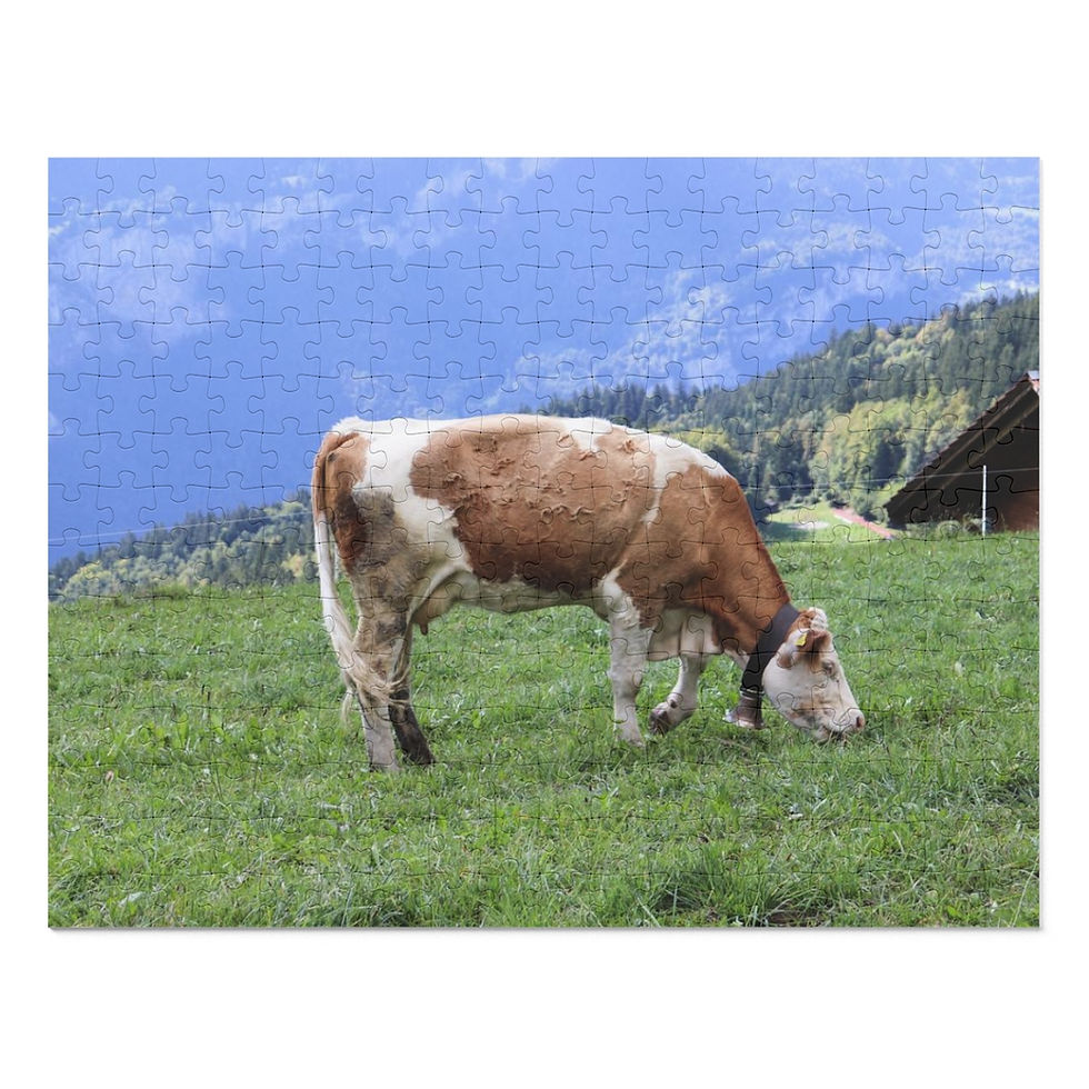 Thumbnail: Grazing Jigsaw Puzzle (30, 110, 252, 500-Piece)