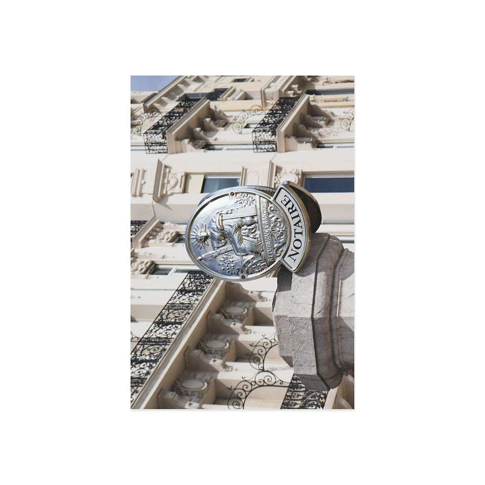 Thumbnail: Fine Art Postcard - Notaire de Nice