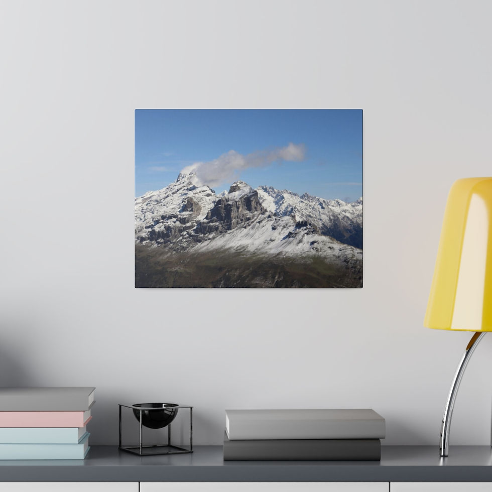 Thumbnail: Weiter Ausblick on Matte Canvas, Stretched