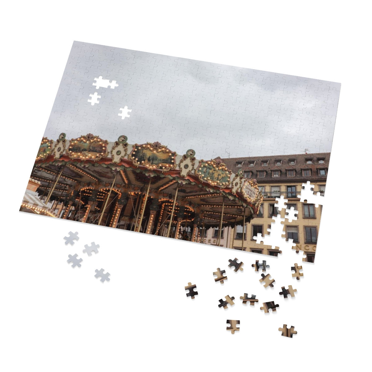 Strasbourg Carousel Jigsaw Puzzle (30, 110, 252, 500-Piece)