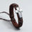Thumbnail: Mens Cross Leather Bracelet