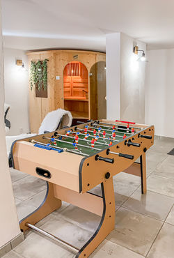 sauna salle de jeux