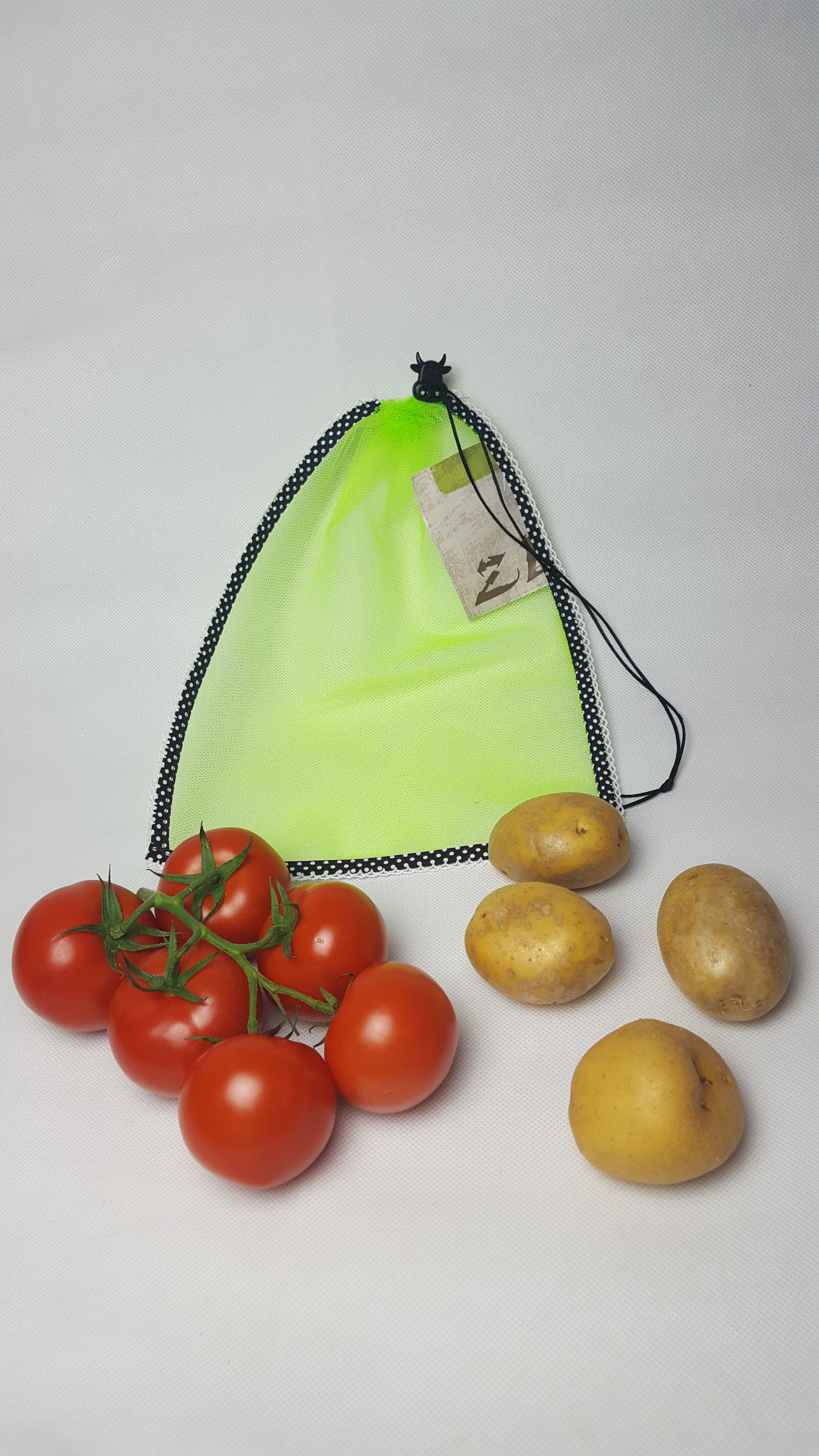 Veggie bag / Gemüsesäckli grün - schwarz