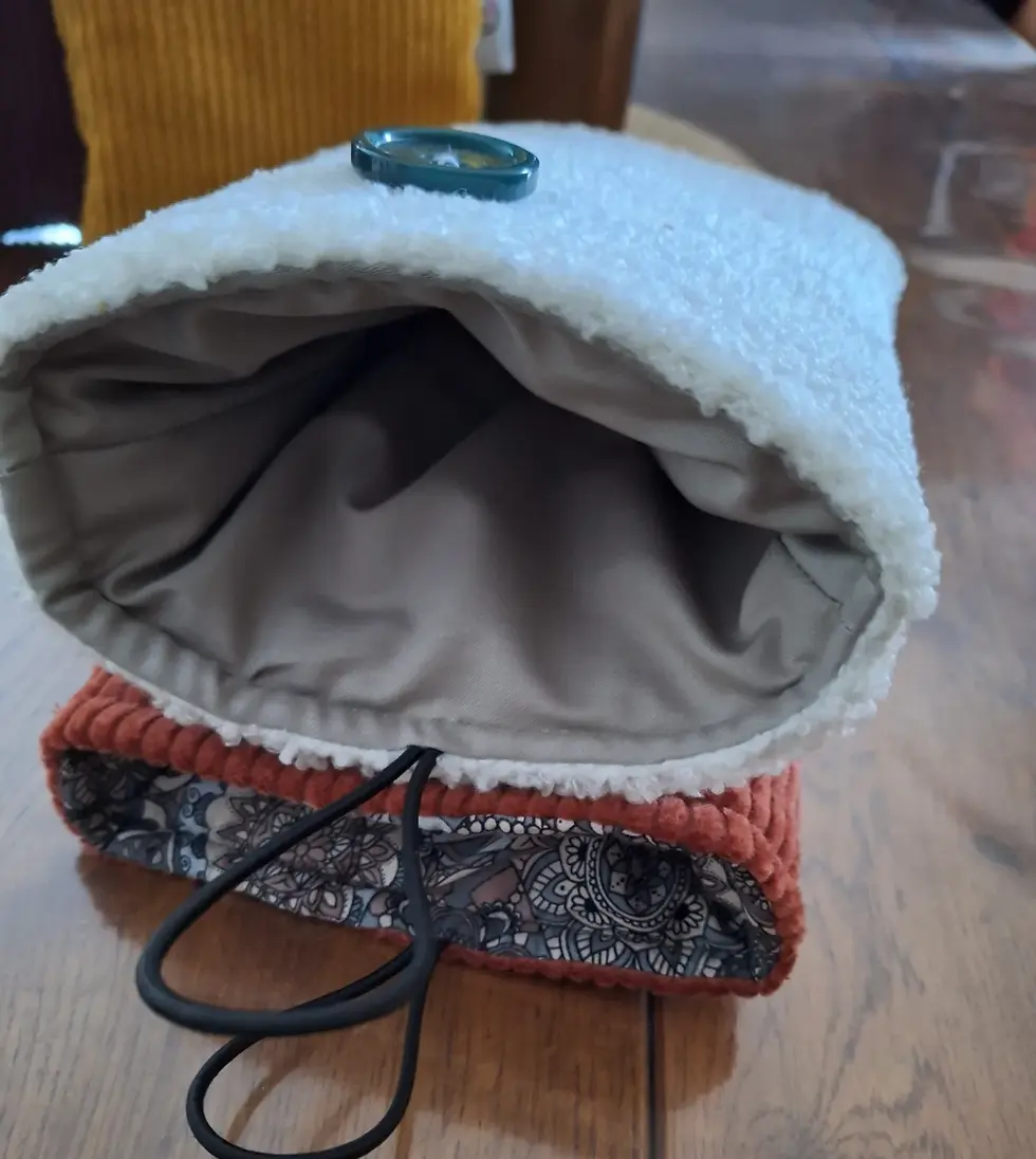 Miniature : Pochette à livres en velours , en jacquard 