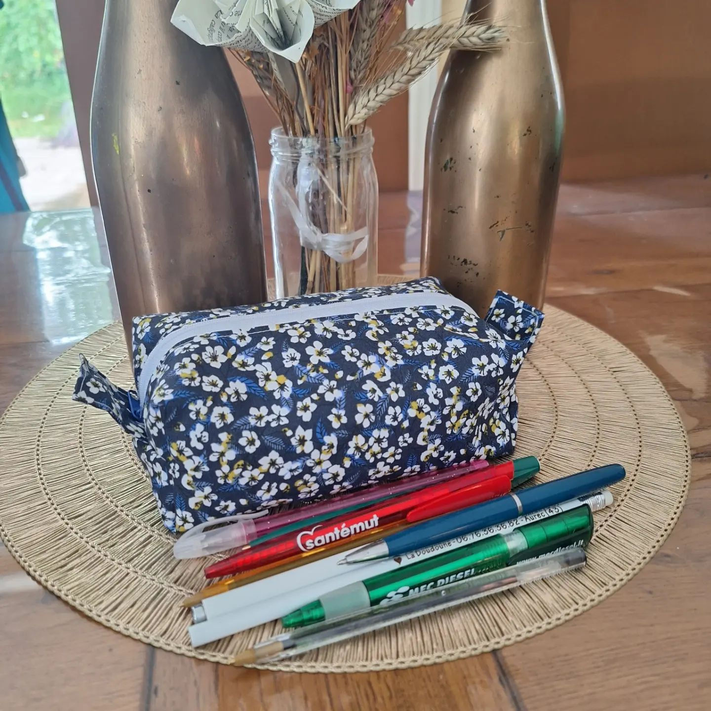 Trousse coton doublée