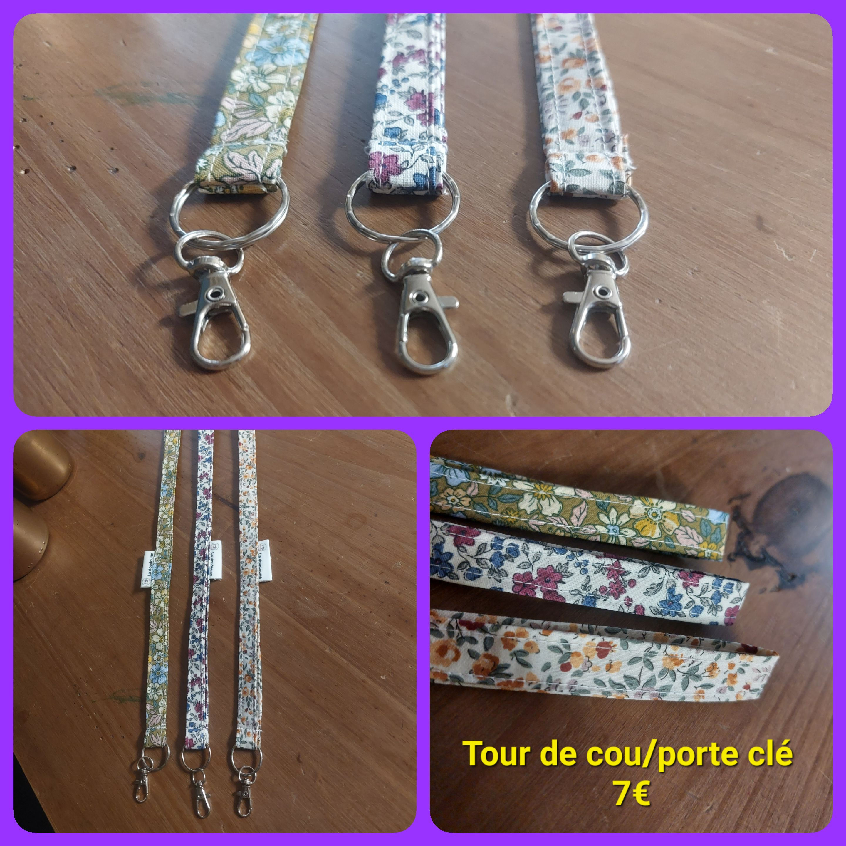 Tour de cou porte clé