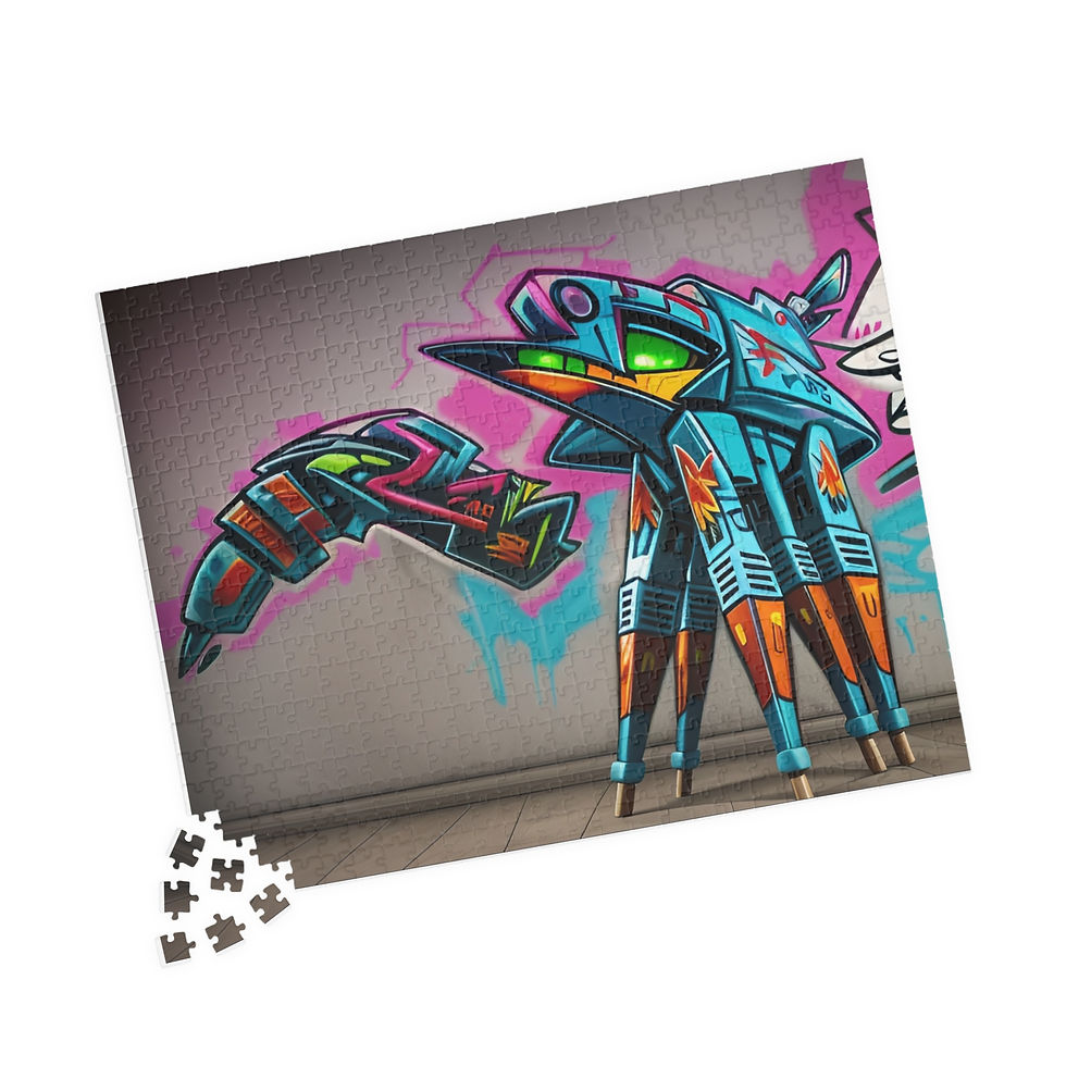 Thumbnail: Puzzle - Walker in Graffiti - Art in Pieces 