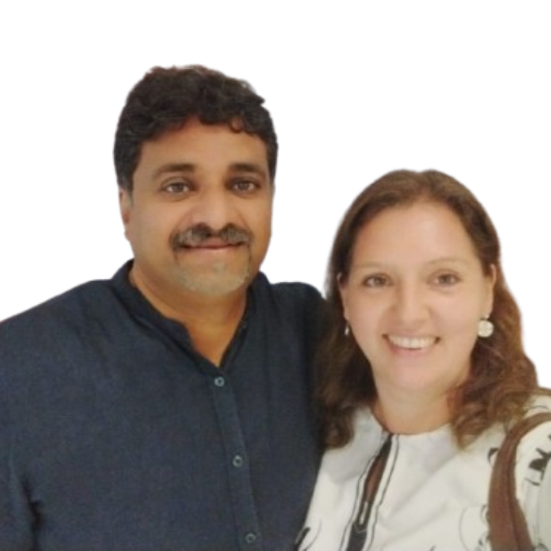 Nadja und Cherian aus Südostasien