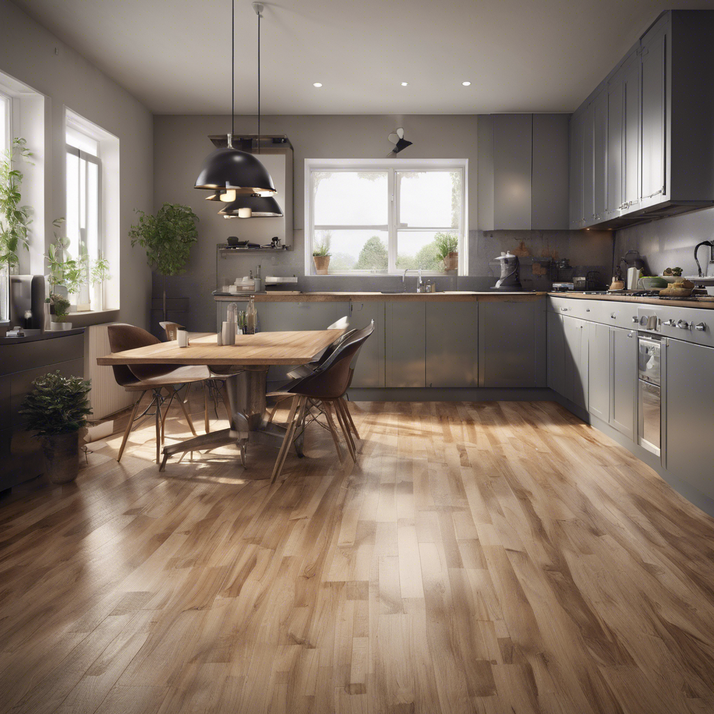 Hardwood Floor in Kitchen
