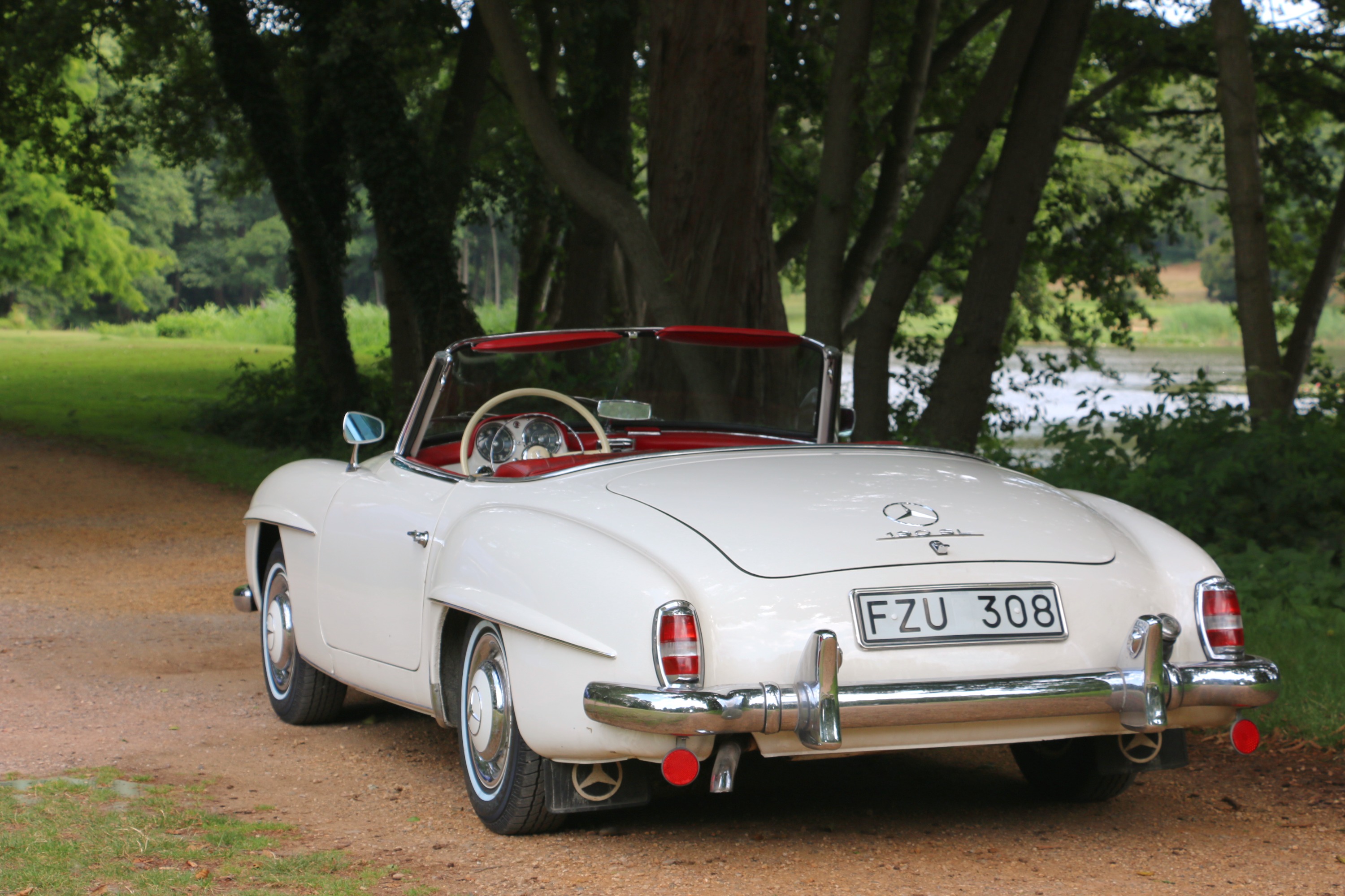 Mercedes 190 SL Self Drive Hire Cars For Weddings Vintage Car Hire