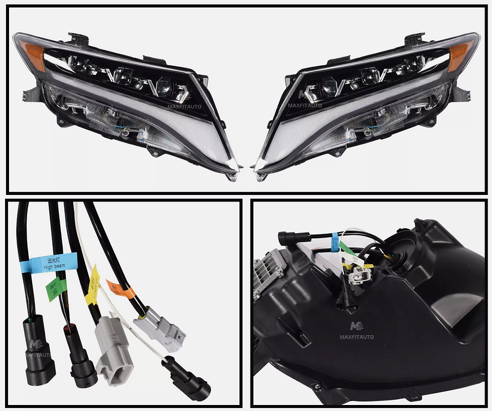 Miniatura: 2009-2015 TOYOTA VENZA LEXUS STYLE HEADLIGHTS V2