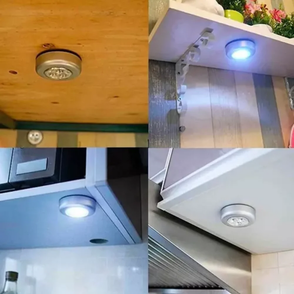 Miniatura: Lâmpada de Emergência Adesiva com 3 LEDs