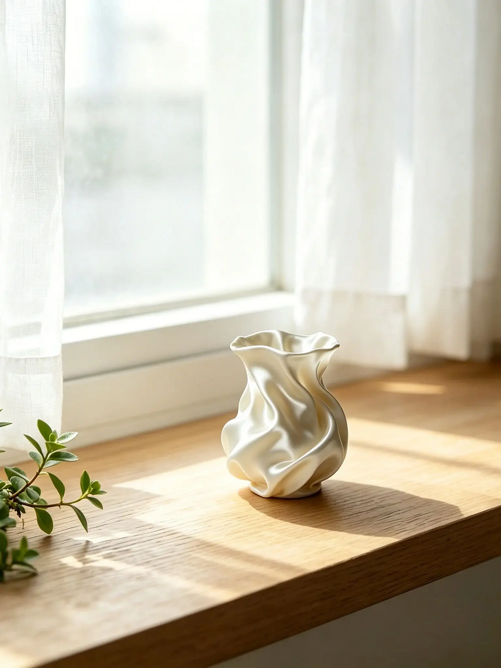 Miniatura: Vaso de Flores Impresso em 3D, Tamanho 8*8*9cm