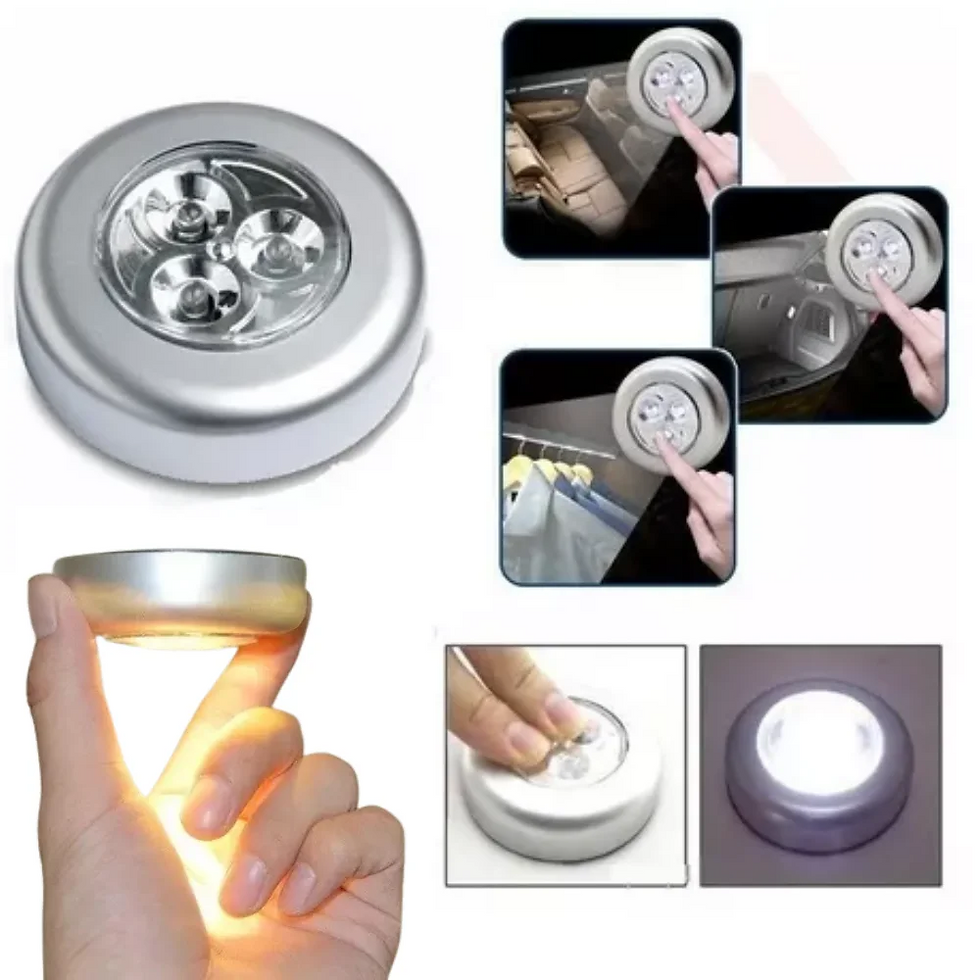 Miniatura: Lâmpada de Emergência Adesiva com 3 LEDs