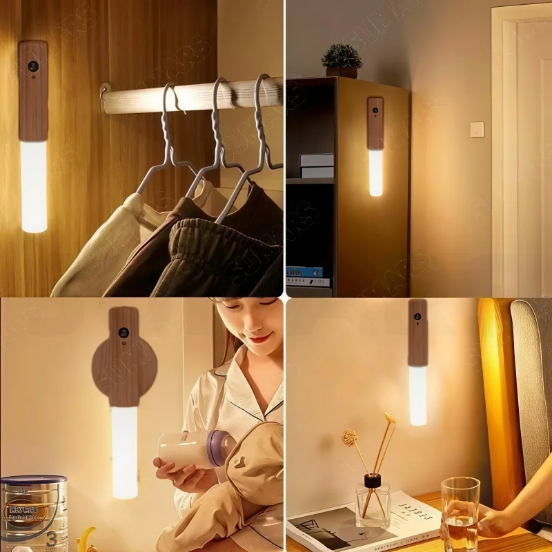 Miniatura: Luz Noturna Inteligente com Sensor LED – Prática e Sem Fio
