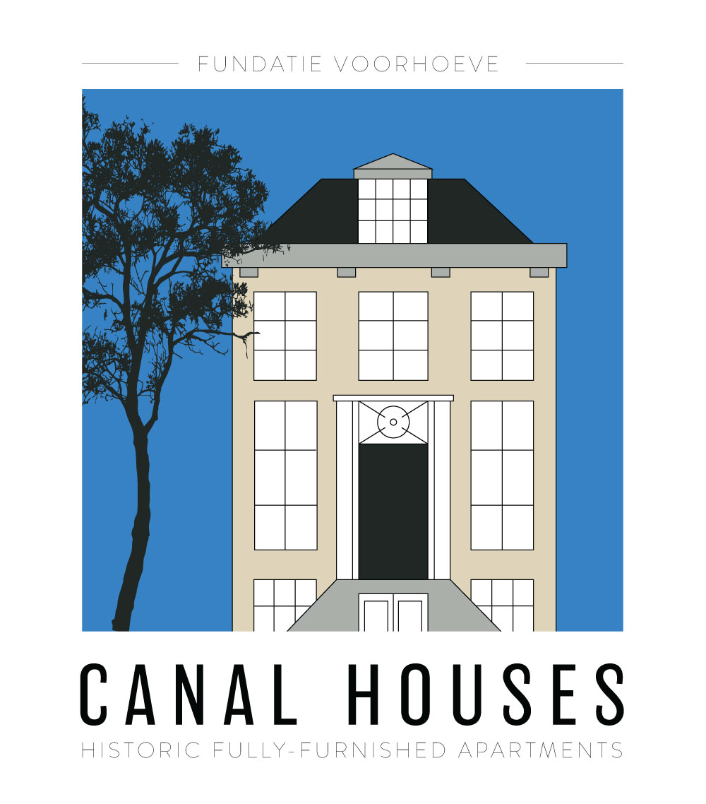 Canalhouses in Den Haag, Netherlands