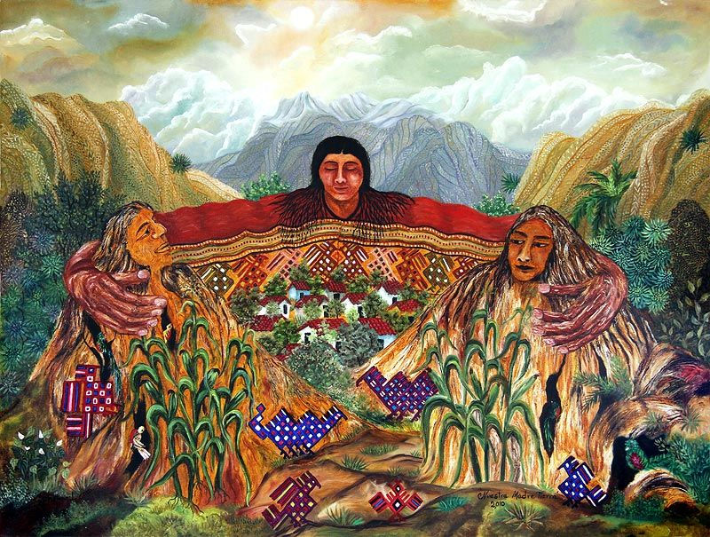 "Nuestra Madre Tierra" de Paula Nicho Cúmez, artista maya-guatemalteca