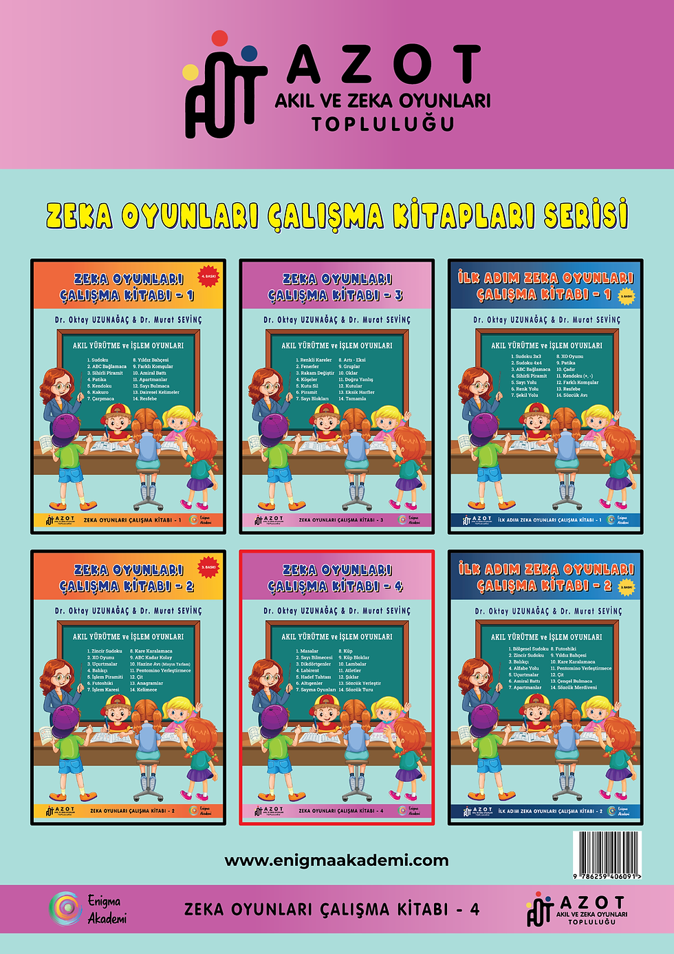 Küçük resim: ZEKA OYUNLARI ÇALIŞMA KİTABI - 4 -