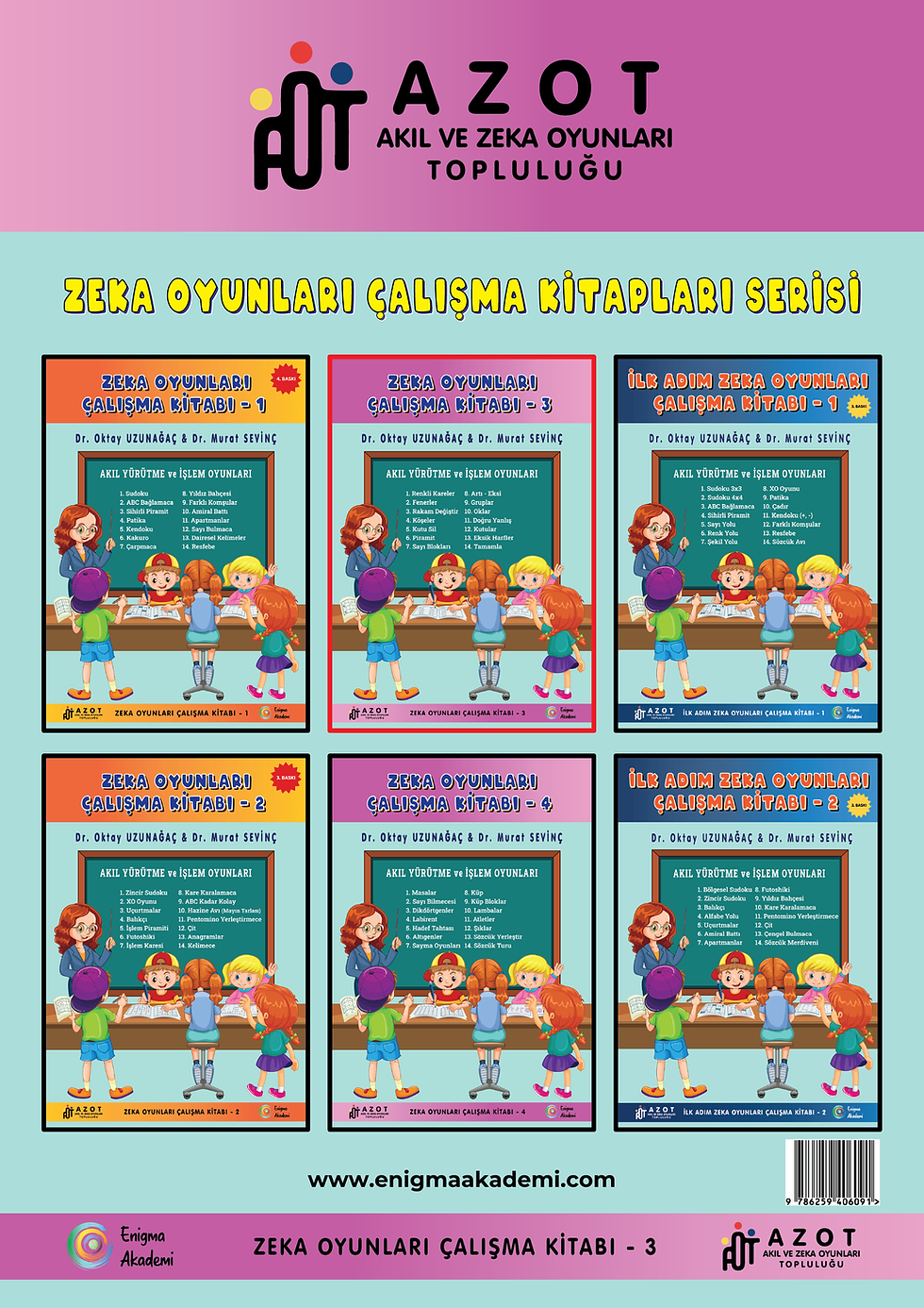 Küçük resim: ZEKA OYUNLARI ÇALIŞMA KİTABI - 3 -