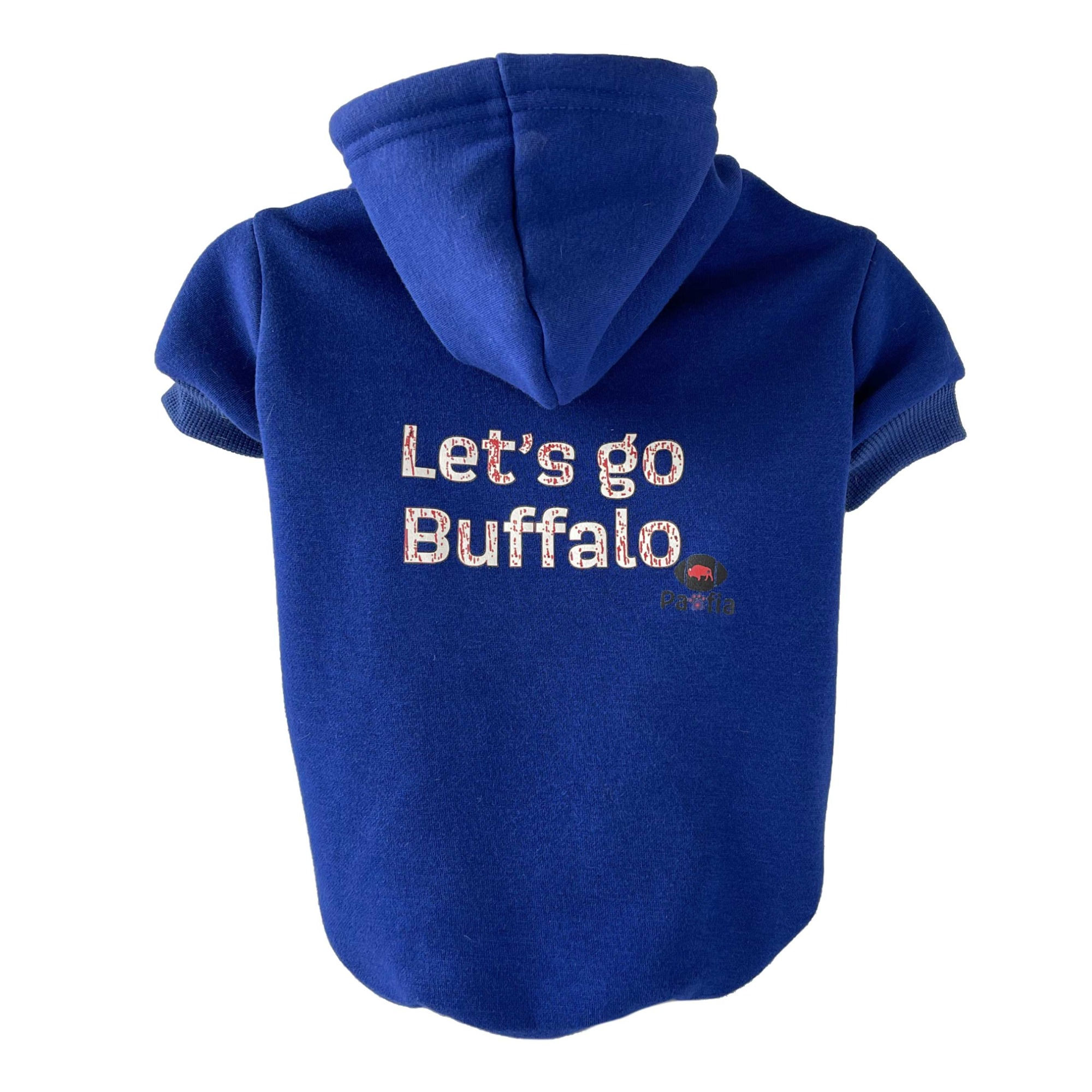 Personalized Dog Hoodie - Let's Go Buffalo