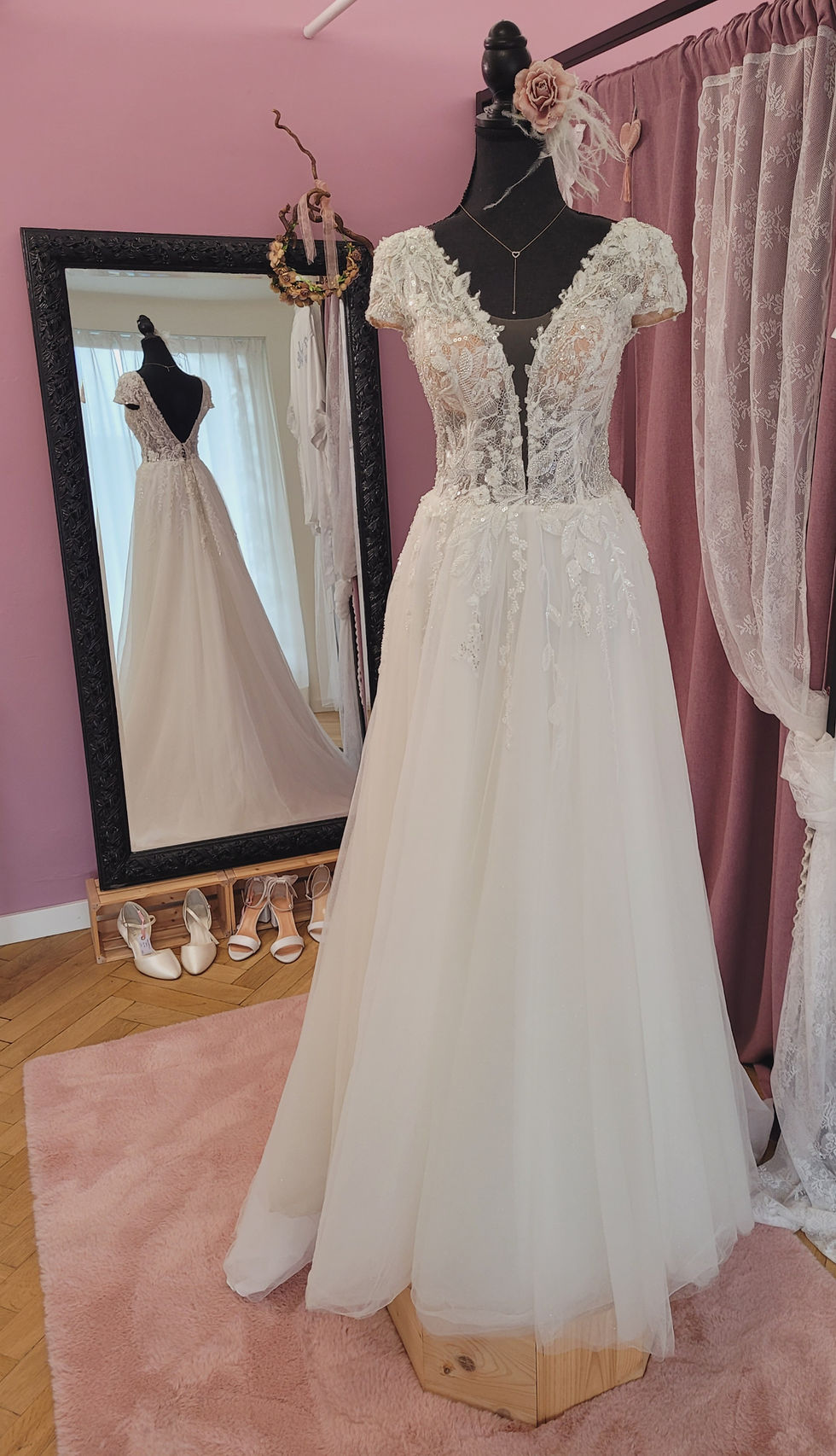 A-Linie mit Tüllrock