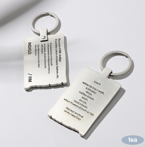 BTS RM Indigo Keyring | Kpopmerchindia