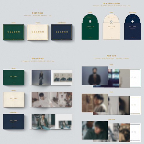 BTS Jungkook GOLDEN - First Solo Album Pre- order (With pre-order