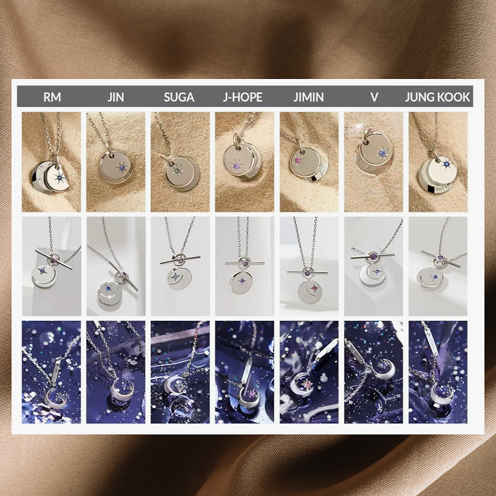 BTS×STONEHENgE MOMENT OF LIGHTネックレス V テテ bts テヒョン bts テテ