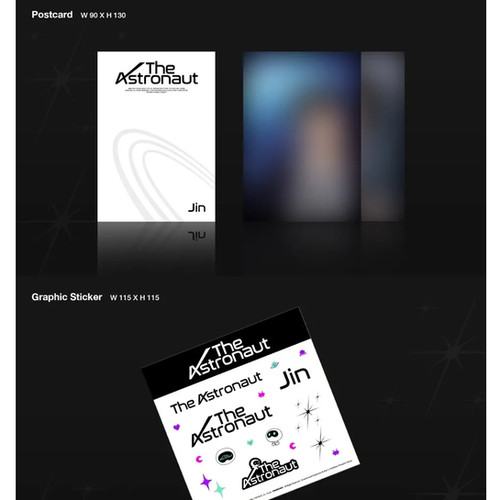 未開封 BTS Jin/ジン The Astronaut 2形態 16点セット The ASTRONAUT (Jin's Album Official) | Kpopmerchindia