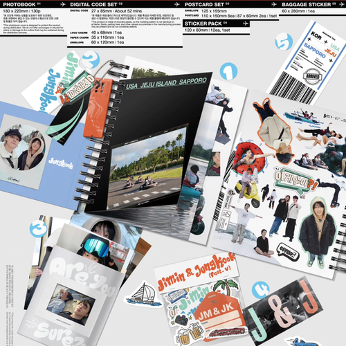 BTS JIMIN JUNGKOOK 思い出仲良しみにみにフォトブック♡ WEVERSE POB Exclusive] ]BTS Jimin X Jungkook are You Sure