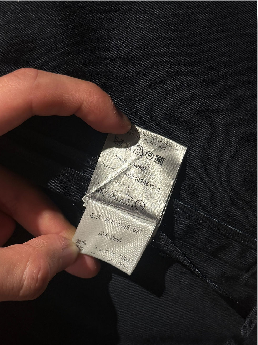 Thumbnail: DIOR HOMME SS09 KRIS VAN ASSCHE SHORT COTTON MILITARY JACKET