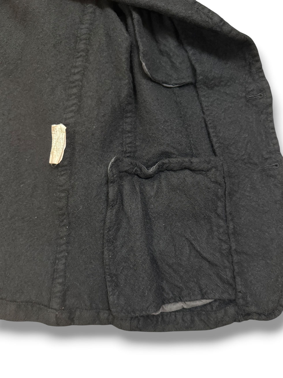 Thumbnail: COMME DES GARÇONS HOMME BLACK WOOL BLAZER
