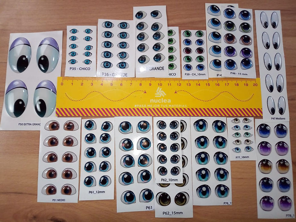 Miniatura: OJOS 3D PLANCHA DE 6 PARES