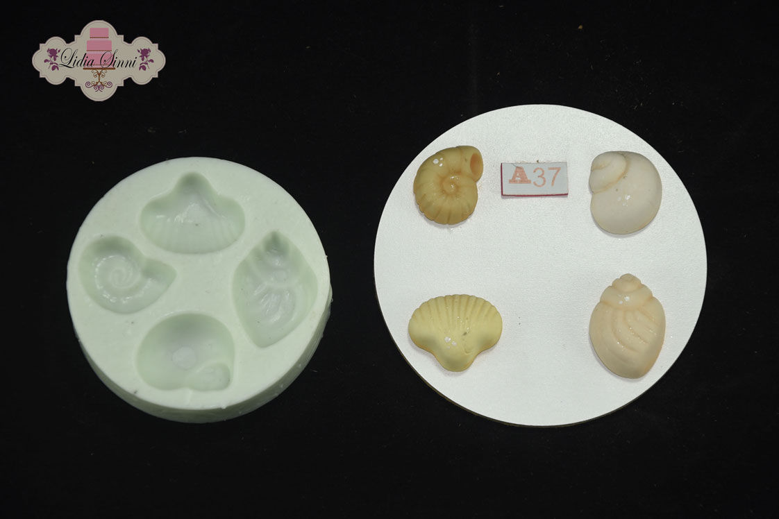 MOLDE SILICONA CARACOLES GRANDES
