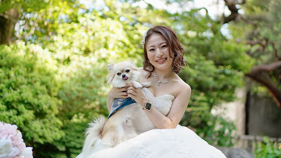 愛犬と結婚式