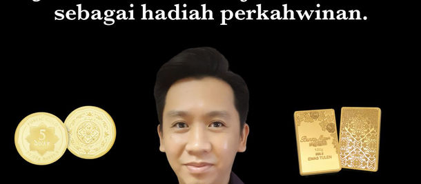 JOM BUAT KELAINAN JADIKAN EMAS SEBAGAI HADIAH PERKAHWINAN!