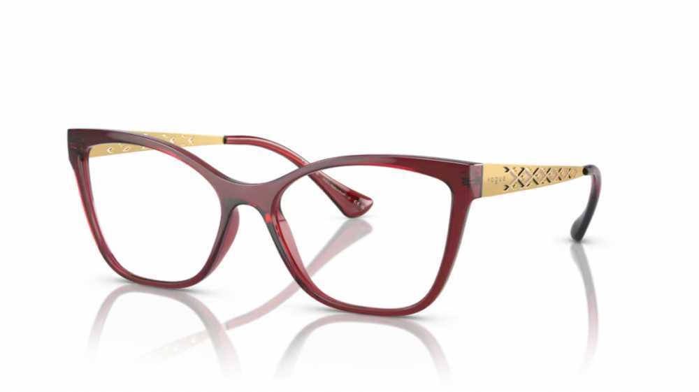 Armação Vogue Acetato Feminino Vermelho