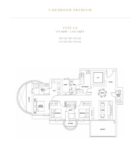 klimt cairnhill 3 bedroom