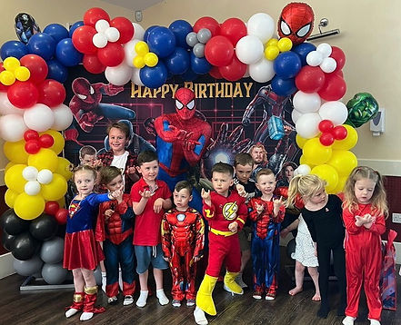 spider man party spider man visit