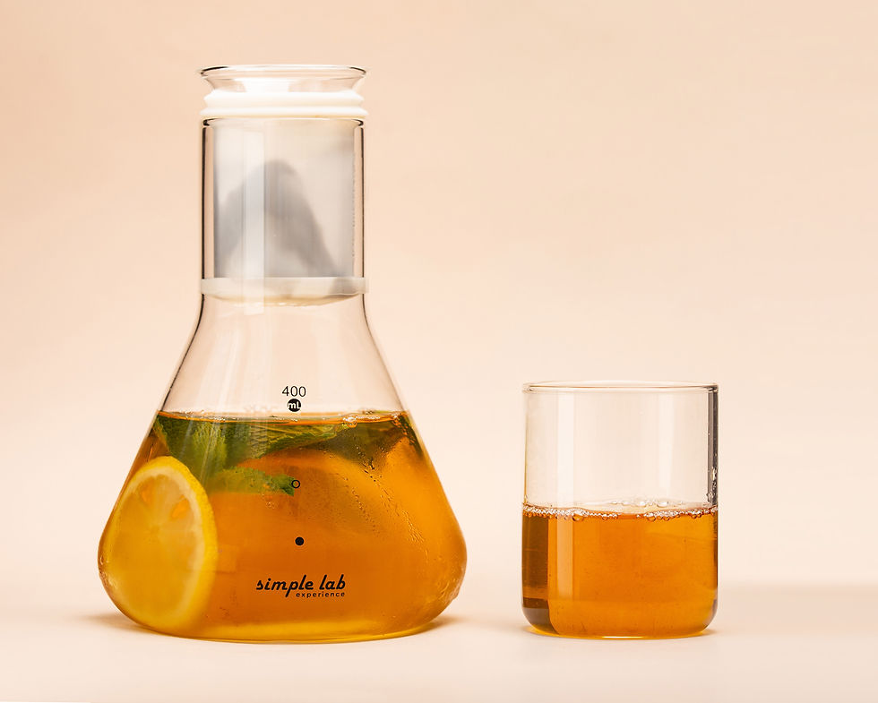 Thumbnail: MIXO+(marble). glass tea infuser &amp; shaker