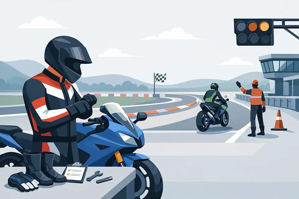 Motorcycle Trackday Safety Starts Before Pit Out