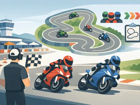 How Track Day Groups Work for Motorcycle Riders