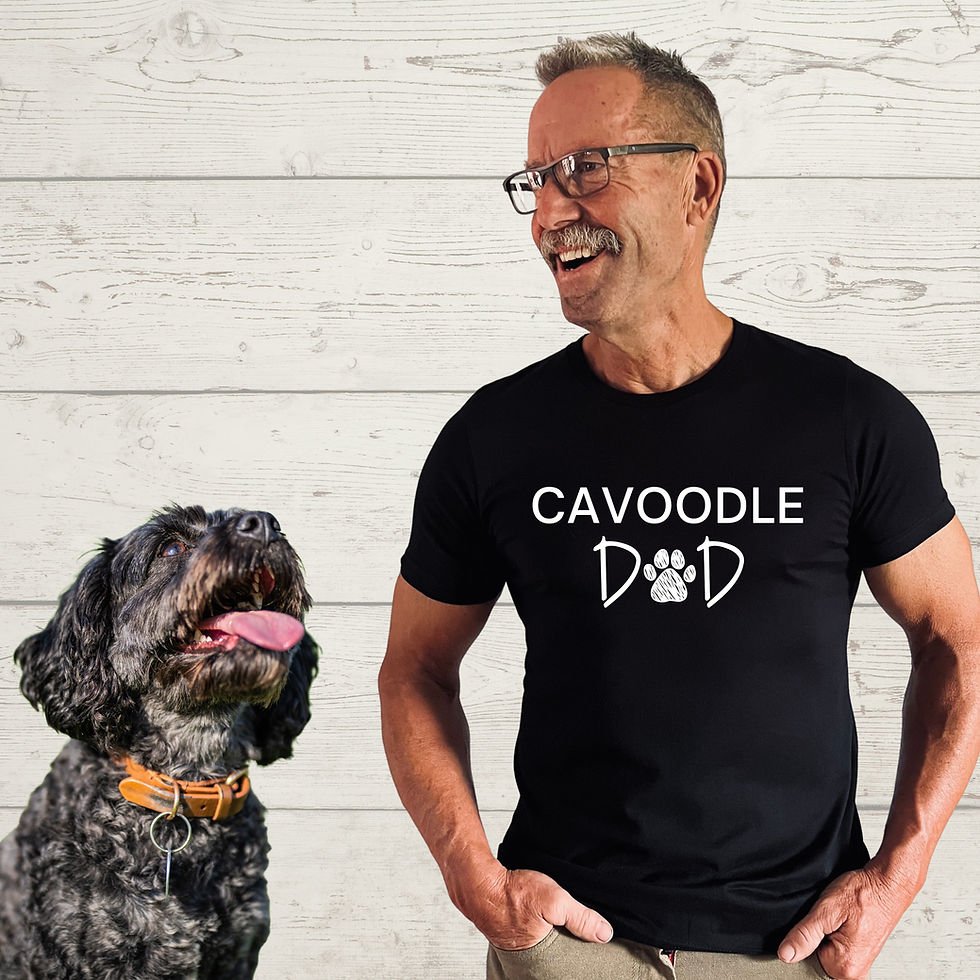 Thumbnail: Personalised Dog Breed DAD T Shirt