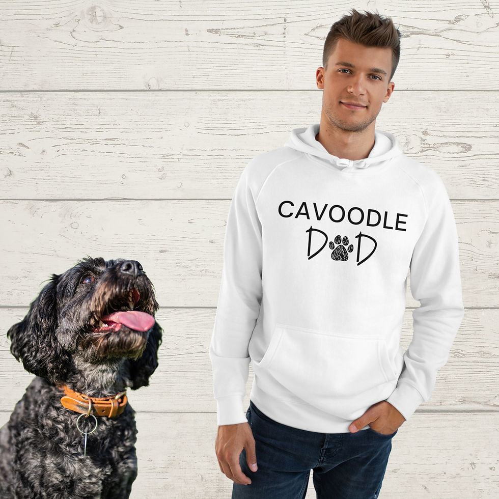 Thumbnail: Mens Printed Hoodie with Dog Breed